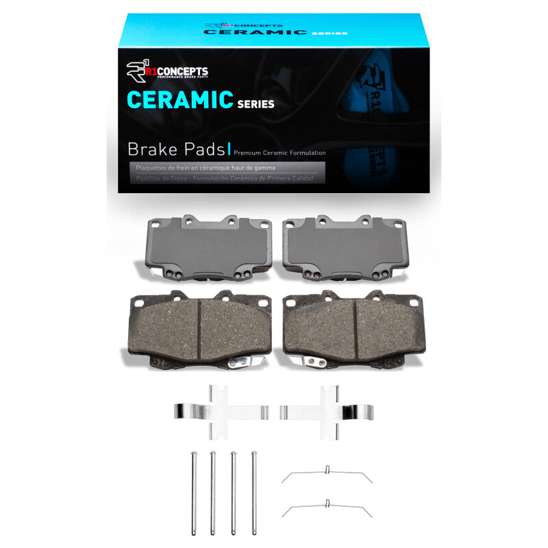 R1 1995-2004 Toyota 4Runner Front R1 Ceramic Pads & Hardware Kit-Brake Pads - OE-Grocery Getter Performance