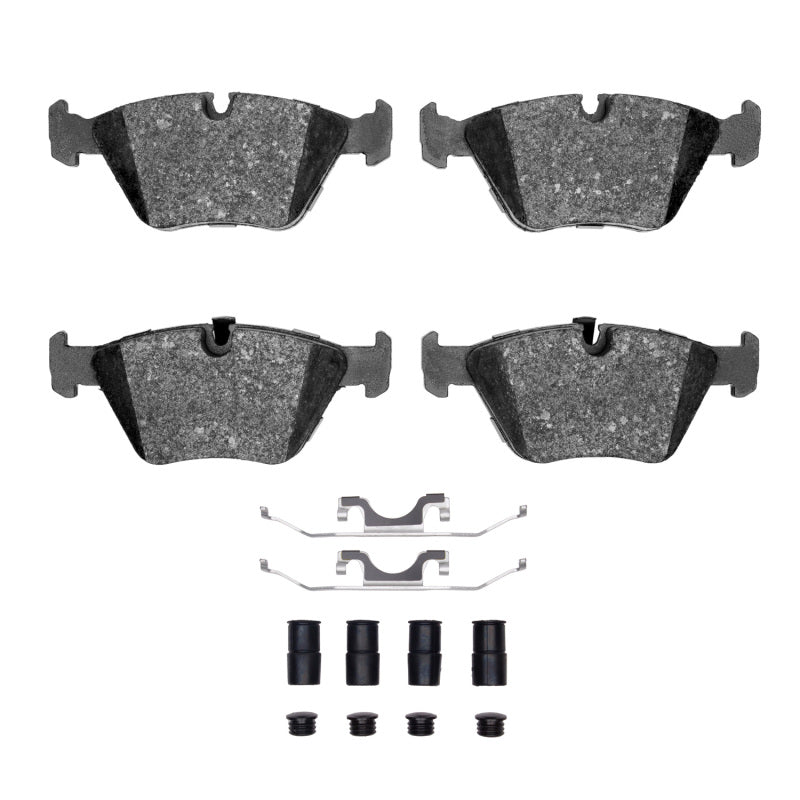 R1 1996-2003 BMW 528I Front R1 Semi Met Pads & Hardware Kit-Brake Pads - OE-Grocery Getter Performance