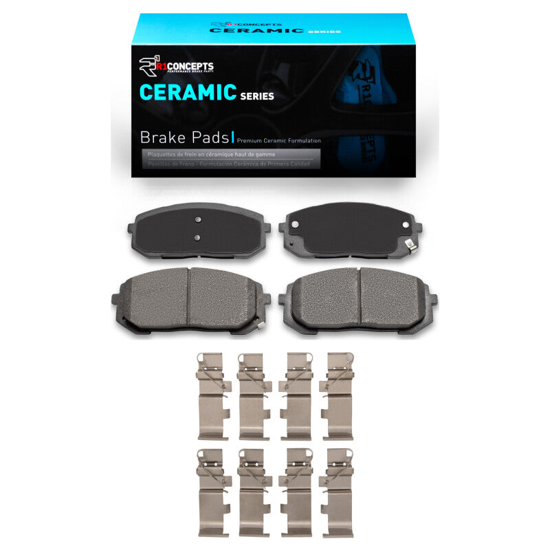 R1 20-25 Hyundai Sonata Front Ceramic Pads & Hardware Kit-Brake Pads - OE-Grocery Getter Performance
