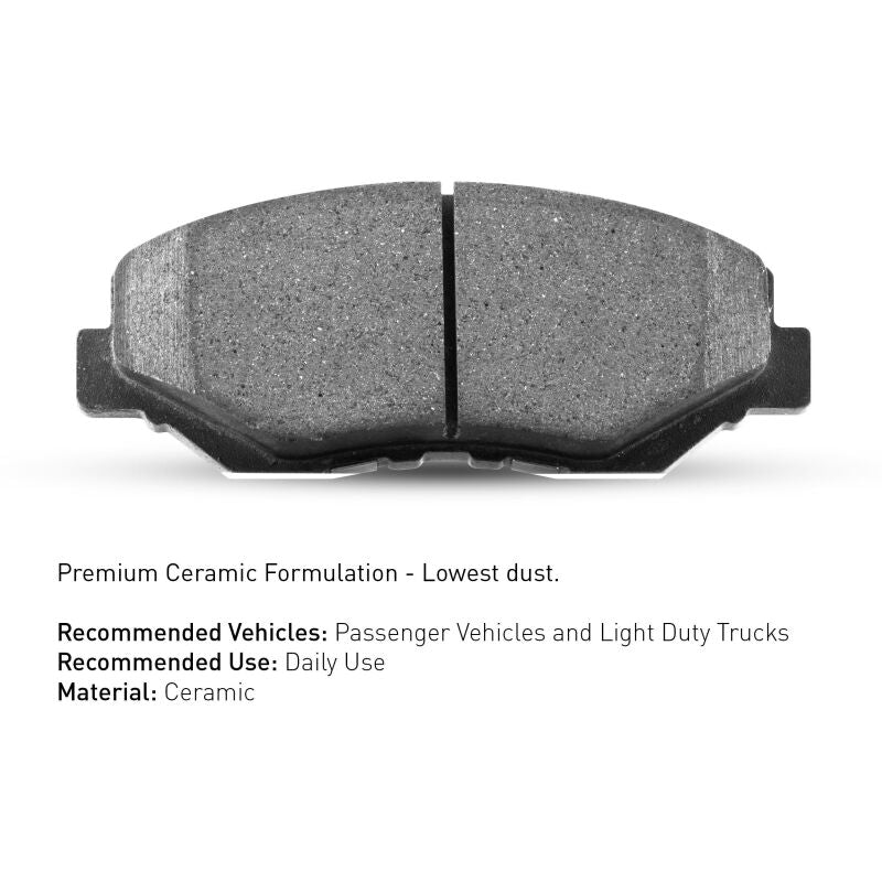 R1 20-26 Toyota Crown Signia Rear Ceramic Brake Pads-Brake Pads - OE-Grocery Getter Performance