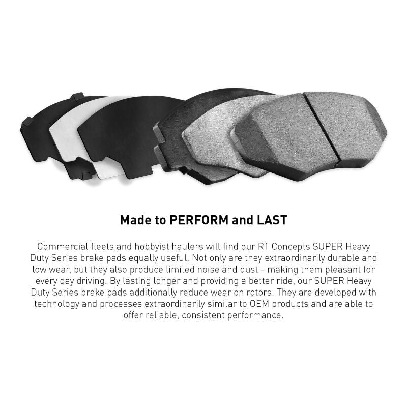 R1 2000-2025 JAC Frison Front R1 Super Duty Pads & Hardware Kit-Brake Pads - Performance-Grocery Getter Performance