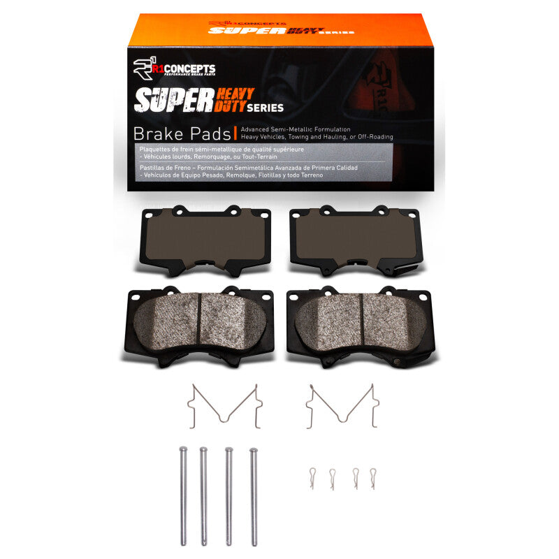 R1 2000-2025 JAC Frison Front R1 Super Duty Pads & Hardware Kit-Brake Pads - Performance-Grocery Getter Performance
