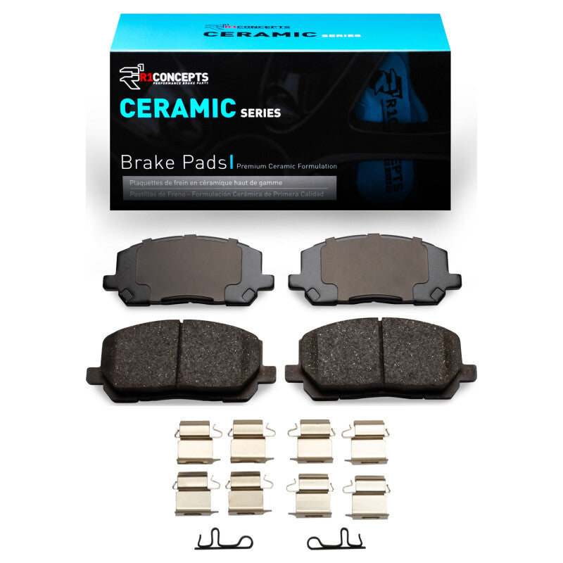 R1 2001-2007 Toyota Highlander Front R1 Ceramic Pads & Hardware Kit-Brake Pads - OE-Grocery Getter Performance