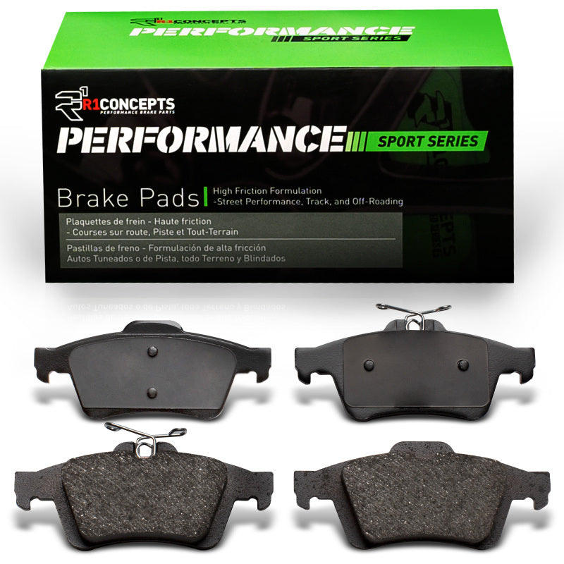 R1 2003-2023 Cadillac BLS (Mexico) Rear R1 Performance Sport Pads-Brake Pads - Performance-Grocery Getter Performance