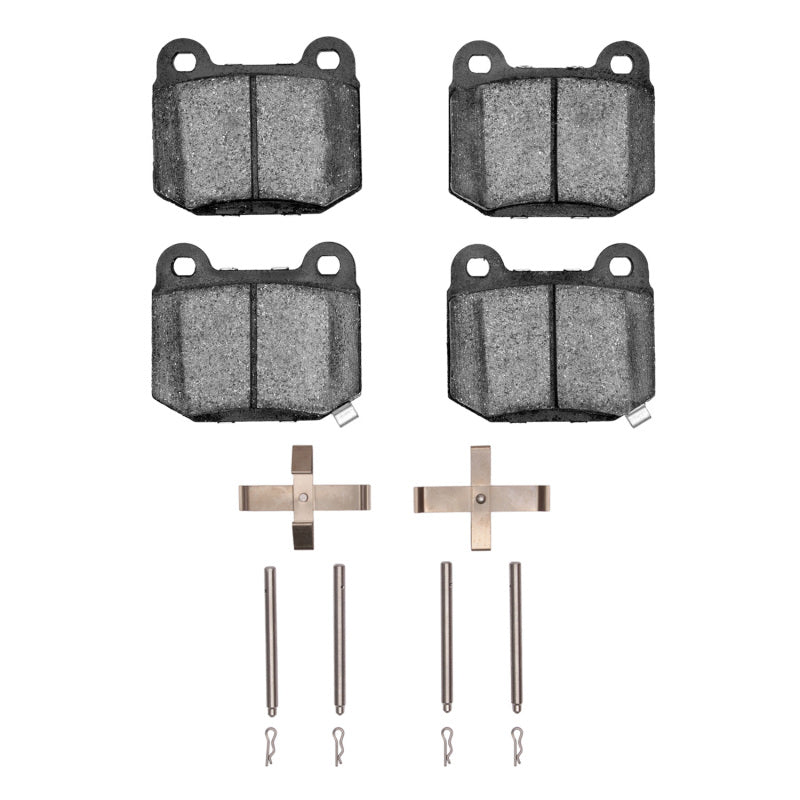 R1 2003-2025 Infiniti G35 Rear R1 Euro Ceramic Pads & Hardware Kit-Brake Pads - OE-Grocery Getter Performance