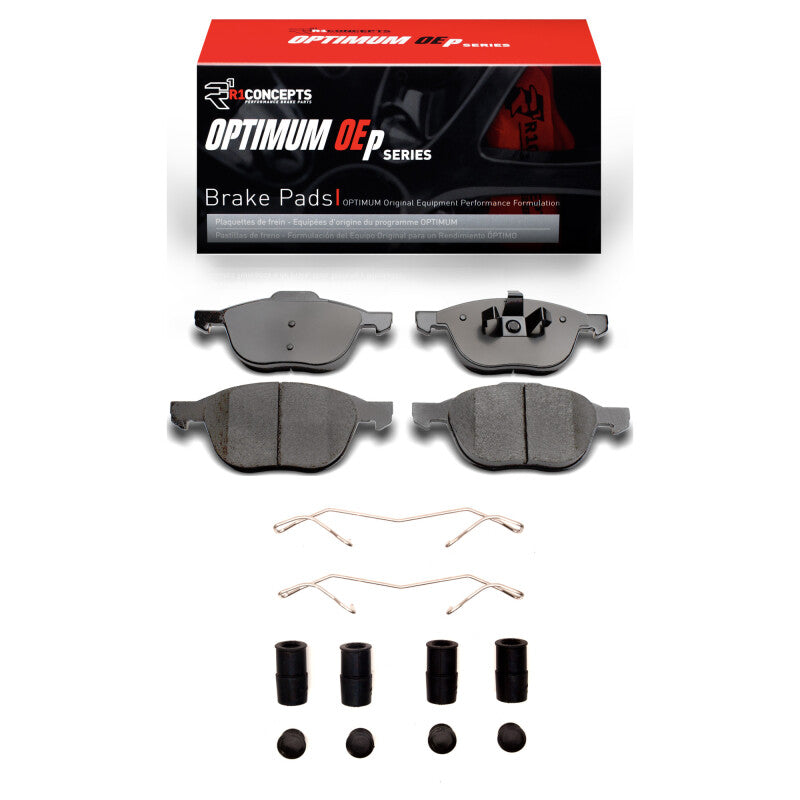 R1 2004-2018 Ford Focus Front R1 Optimum OE Pads & Hardware Kit-Brake Pads - OE-Grocery Getter Performance