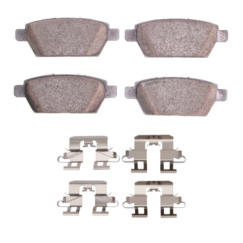 R1 2006-2013 Ford Fusion Rear R1 Ceramic Pads & Hardware Kit-Brake Pads - OE-Grocery Getter Performance