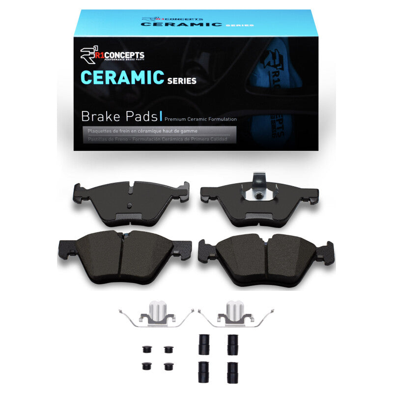 R1 2006-2016 BMW 325I (Mexico) Front R1 Ceramic Pads & Hardware Kit-Brake Pads - OE-Grocery Getter Performance