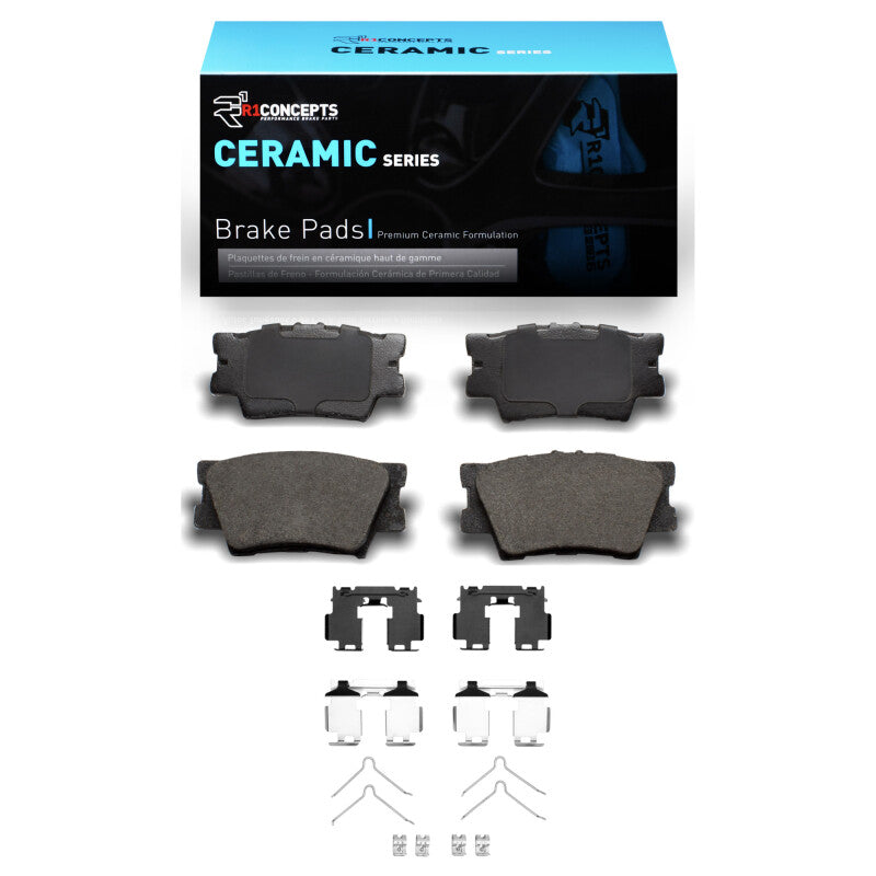 R1 2006-2018 Lexus HS250H Rear R1 Ceramic Pads & Hardware Kit-Brake Pads - OE-Grocery Getter Performance