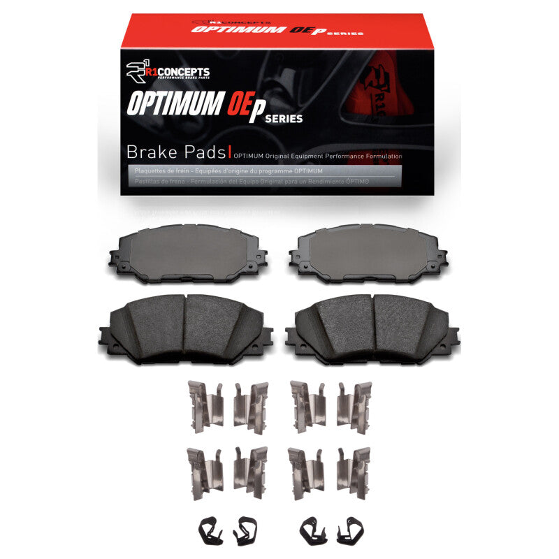 R1 2006-2019 Lexus HS250H Front R1 Optimum OE Pads & Hardware Kit-Brake Pads - OE-Grocery Getter Performance
