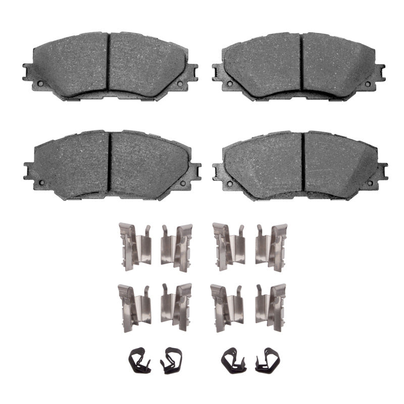 R1 2006-2019 Lexus HS250H Front R1 Semi Met Pads & Hardware Kit-Brake Pads - OE-Grocery Getter Performance