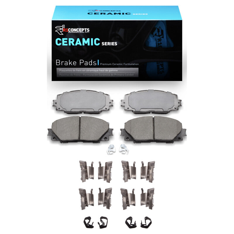 R1 2006-2019 Scion IQ Front R1 Ceramic Pads & Hardware Kit-Brake Pads - OE-Grocery Getter Performance