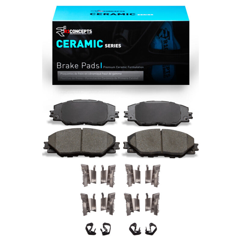 R1 2006-2020 Pontiac Vibe Front R1 Ceramic Pads & Hardware Kit-Brake Pads - OE-Grocery Getter Performance