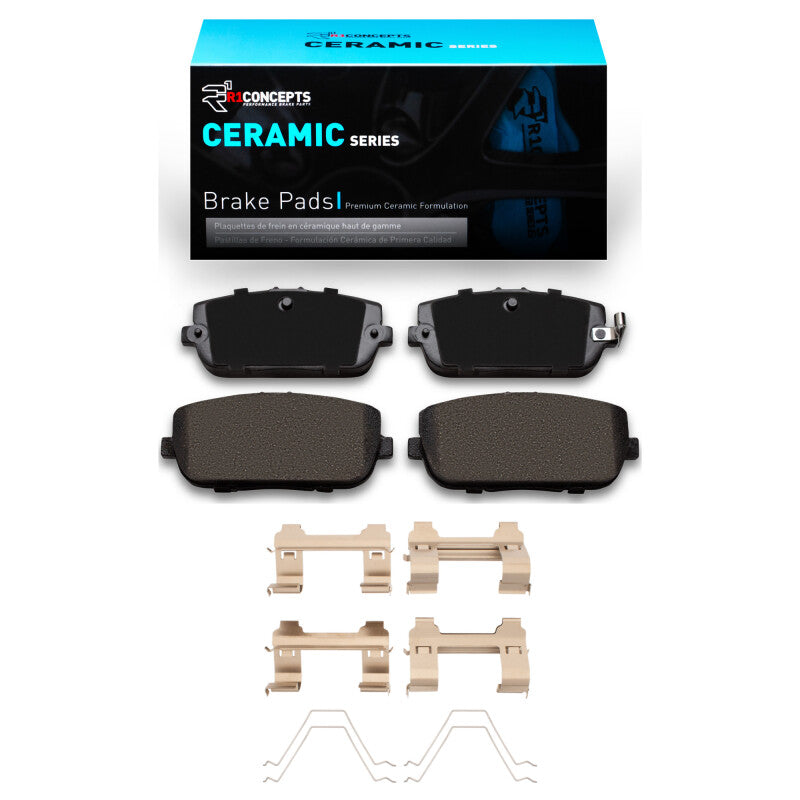 R1 2006-2025 Fiat 124 Spider Rear R1 Ceramic Pads & Hardware Kit-Brake Pads - OE-Grocery Getter Performance