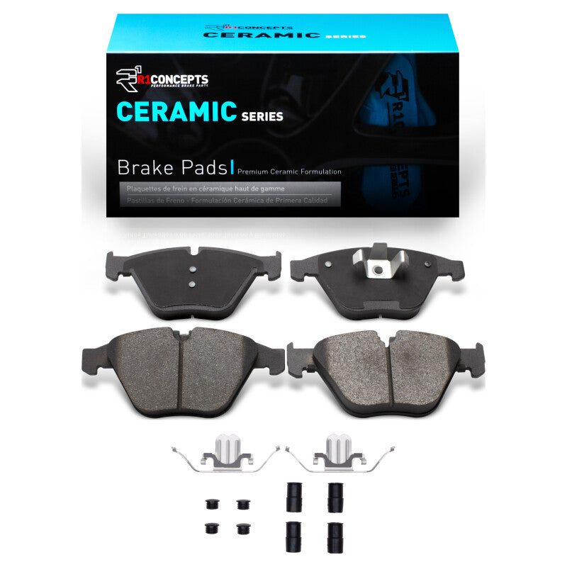 R1 2007-2015 BMW 323I Front R1 Ceramic Pads & Hardware Kit-Brake Pads - OE-Grocery Getter Performance