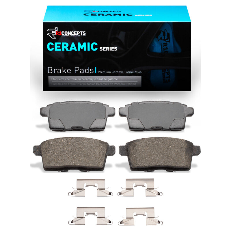 R1 2007-2015 Ford Edge Rear R1 Ceramic Pads & Hardware Kit-Brake Pads - OE-Grocery Getter Performance