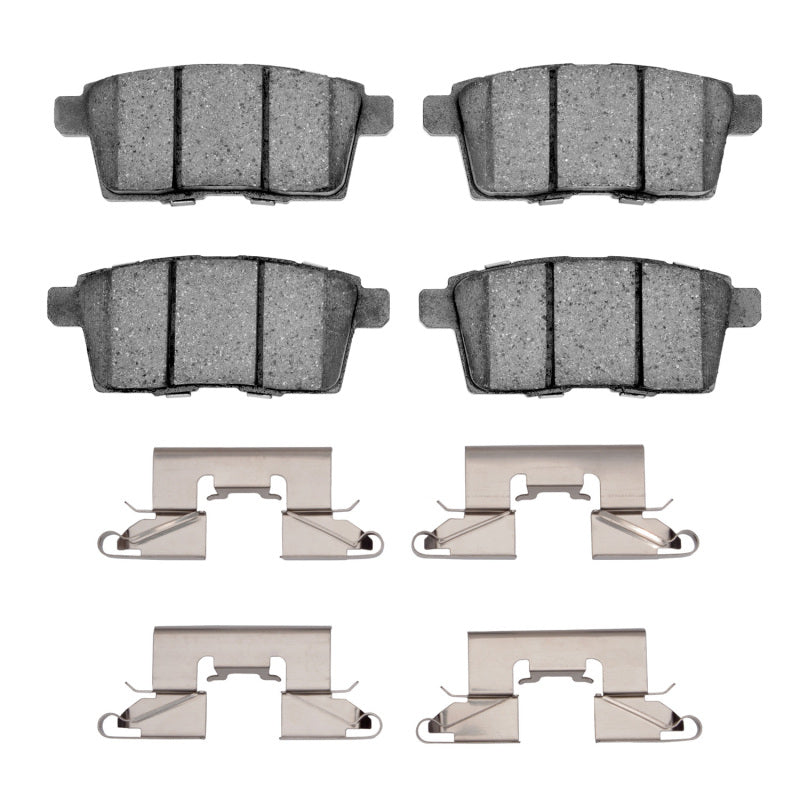 R1 2007-2015 Ford Edge Rear R1 Semi Met Pads & Hardware Kit-Brake Pads - OE-Grocery Getter Performance