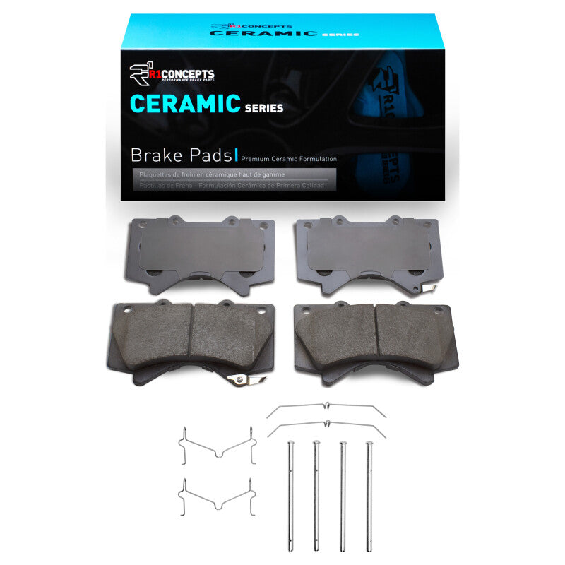 R1 2007-2022 Lexus LX570 Front R1 Ceramic Pads & Hardware Kit-Brake Pads - OE-Grocery Getter Performance