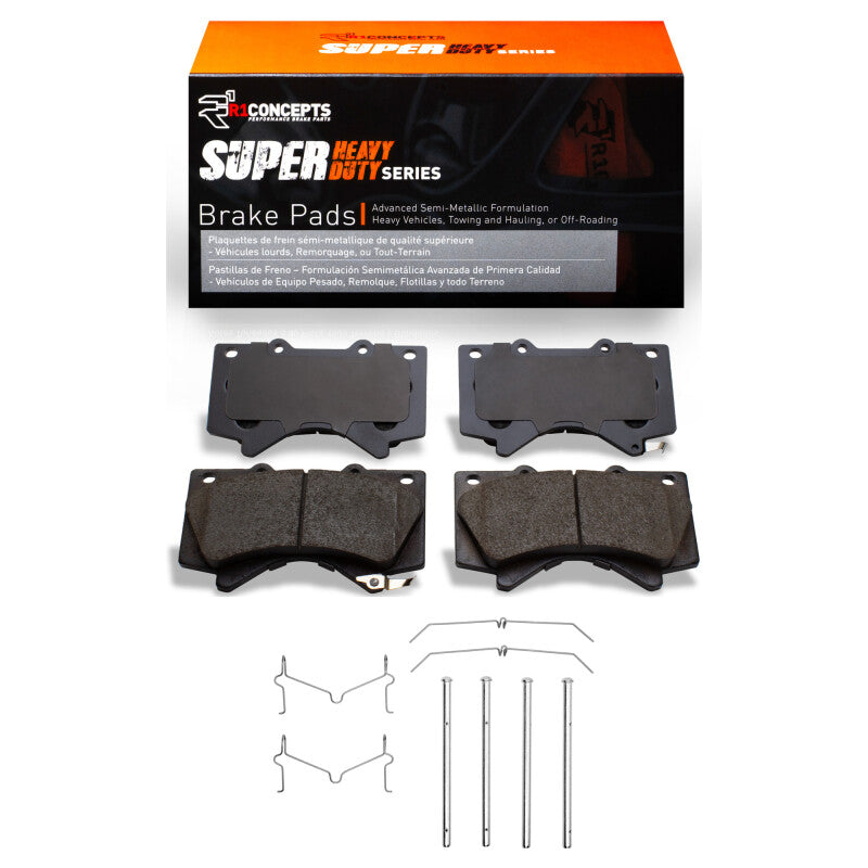 R1 2007-2022 Lexus LX570 Front R1 Super Duty Pads & Hardware Kit-Brake Pads - Performance-Grocery Getter Performance