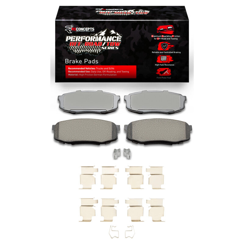 R1 2007-2022 Lexus LX570 Rear Performance Off-Road/Tow Brake Pads & Hardware Kit-Brake Pads - Performance-Grocery Getter Performance