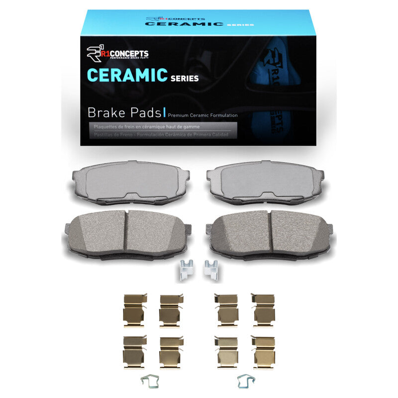 R1 2007-2022 Lexus LX570 Rear R1 Ceramic Pads & Hardware Kit-Brake Pads - OE-Grocery Getter Performance