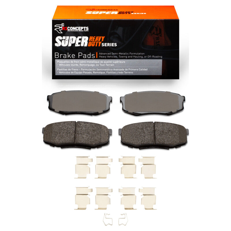 R1 2007-2022 Lexus LX570 Rear R1 Super Duty Pads & Hardware Kit-Brake Pads - Performance-Grocery Getter Performance