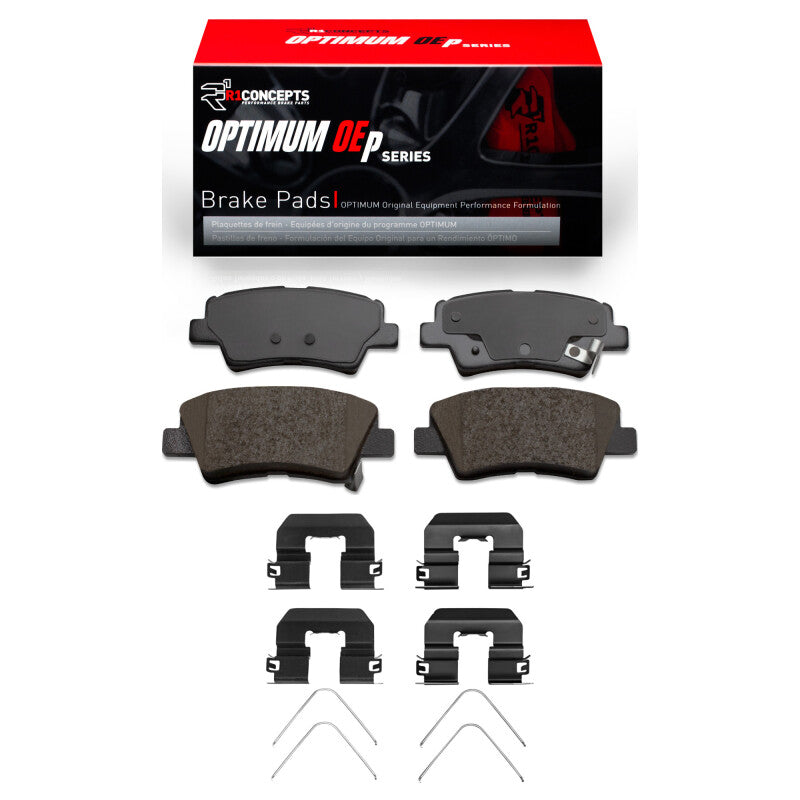 R1 2009-2022 Hyundai AZERA Rear R1 Optimum OE Pads & Hardware Kit-Brake Pads - OE-Grocery Getter Performance