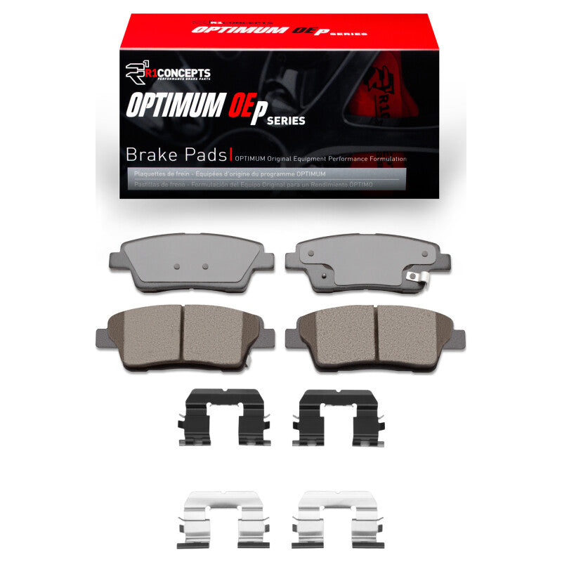 R1 2010-2017 Genesis G80 Rear R1 Optimum OE Pads & Hardware Kit-Brake Pads - OE-Grocery Getter Performance