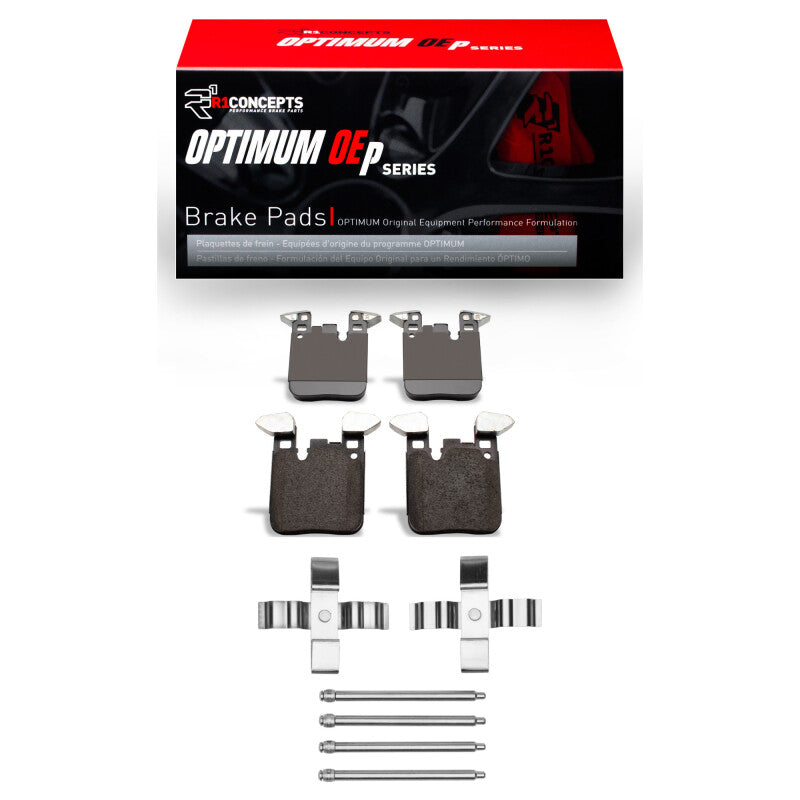 R1 2012-2021 BMW 440I Gran Coupe Rear R1 Optimum OE Pads & Hardware Kit-Brake Pads - OE-Grocery Getter Performance