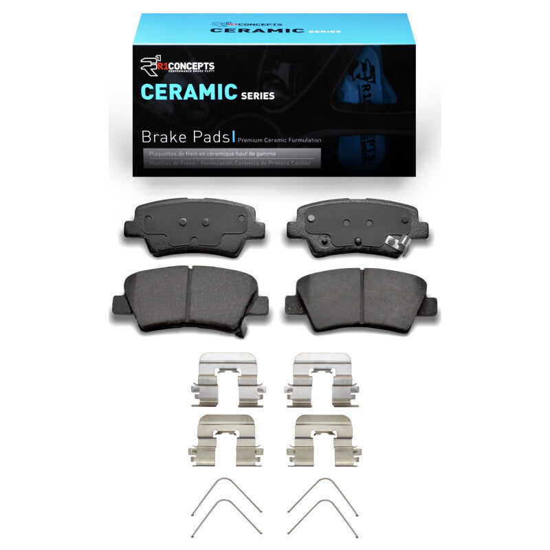R1 2012-2024 Hyundai Kona Rear R1 Ceramic Pads & Hardware Kit-Brake Pads - OE-Grocery Getter Performance