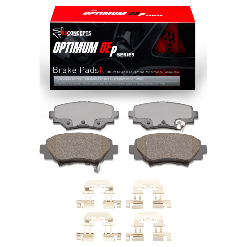 R1 2014-2018 Mazda 3 Rear R1 Optimum OE Pads & Hardware Kit-Brake Pads - OE-Grocery Getter Performance