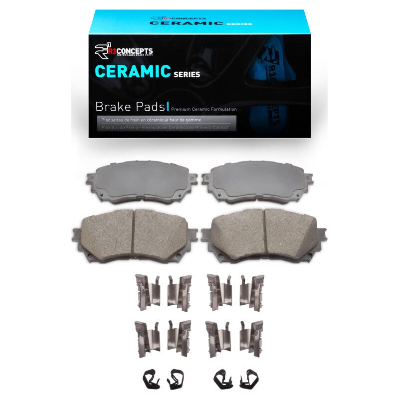R1 2014-2021 Mazda 6 Front R1 Ceramic Pads & Hardware Kit-Brake Pads - OE-Grocery Getter Performance