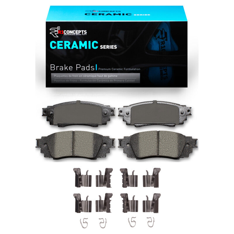 R1 2016-2025 Lexus UX250h Rear R1 Ceramic Pads & Hardware Kit-Brake Pads - OE-Grocery Getter Performance
