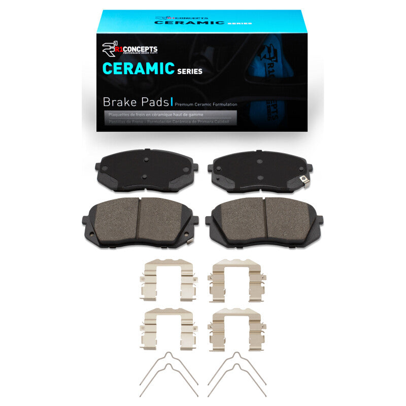 R1 2017-2025 Hyundai Elantra GT Front R1 Ceramic Pads & Hardware Kit-Brake Pads - OE-Grocery Getter Performance