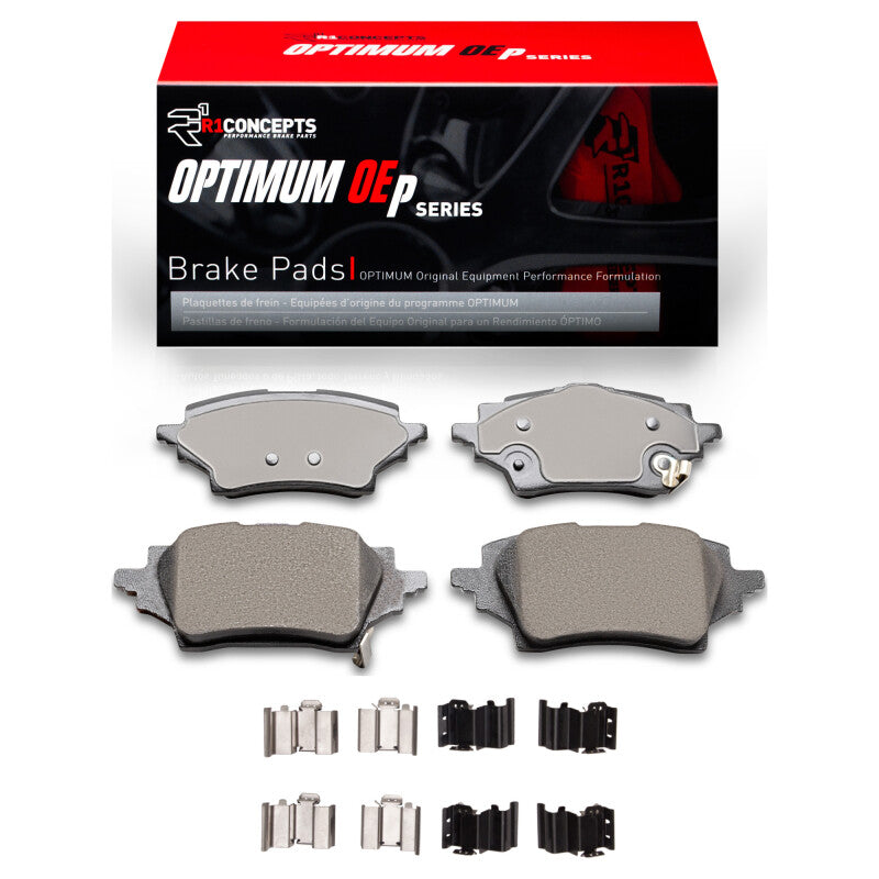 R1 2018-2022 Toyota C-HR Rear R1 Optimum OE Pads & Hardware Kit-Brake Pads - OE-Grocery Getter Performance