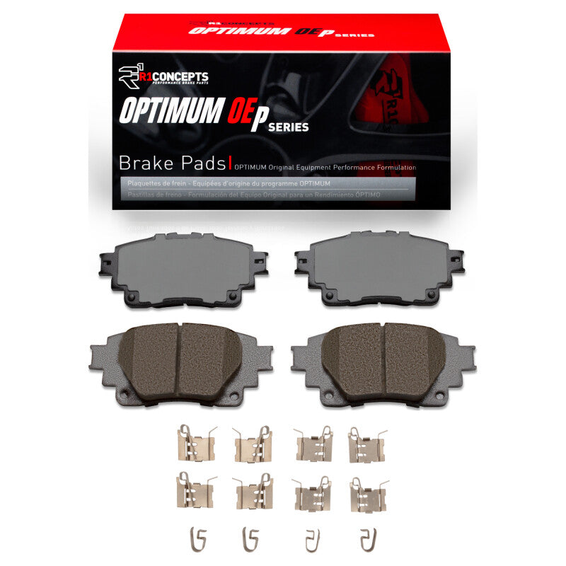 R1 2019-2022 Toyota Corolla (Mexico) Rear R1 Optimum OE Pads & Hardware Kit-Brake Pads - OE-Grocery Getter Performance