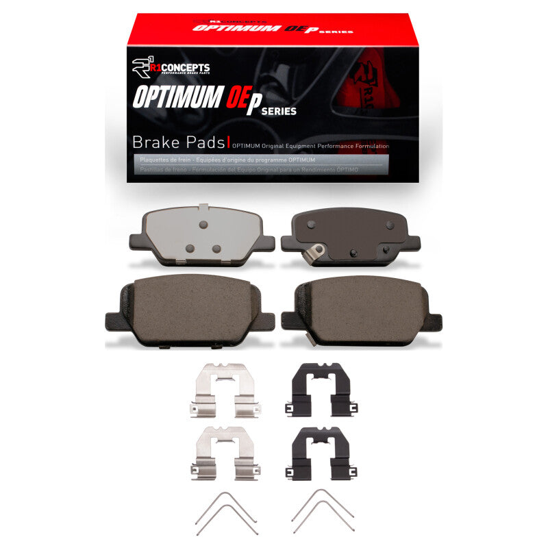 R1 2019-2025 Hyundai Santa Fe Rear R1 Optimum OE Pads & Hardware Kit-Brake Pads - OE-Grocery Getter Performance
