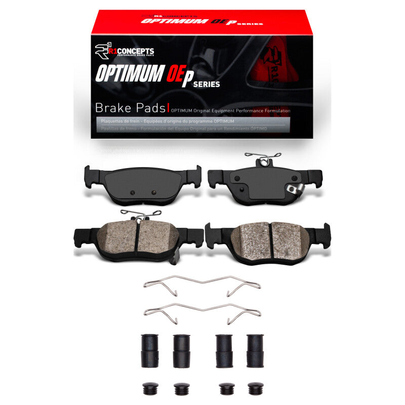 R1 2019-2025 Mazda 3 Rear R1 Optimum OE Pads & Hardware Kit-Brake Pads - OE-Grocery Getter Performance
