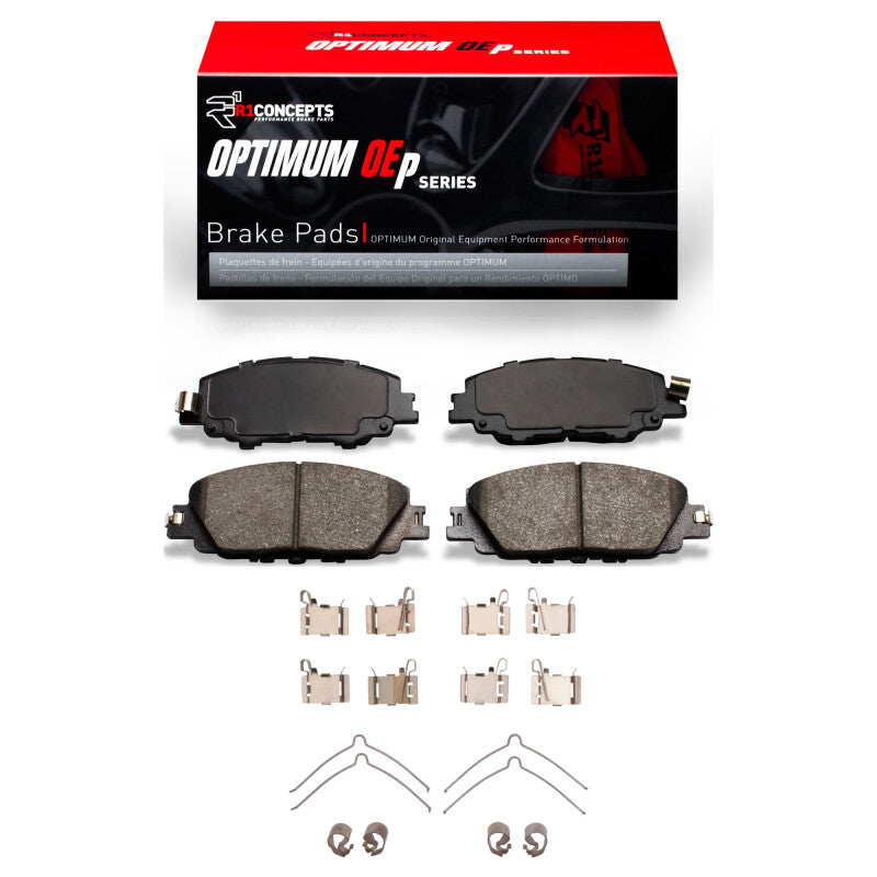 R1 2019-2025 Toyota Corolla (Mexico) Front R1 Optimum OE Pads & Hardware Kit-Brake Pads - OE-Grocery Getter Performance