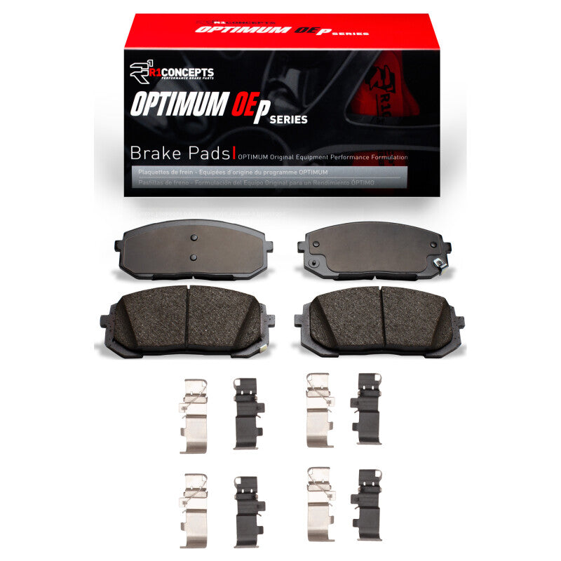 R1 2020-2025 Hyundai Sonata Front R1 Optimum OE Pads & Hardware Kit-Brake Pads - OE-Grocery Getter Performance