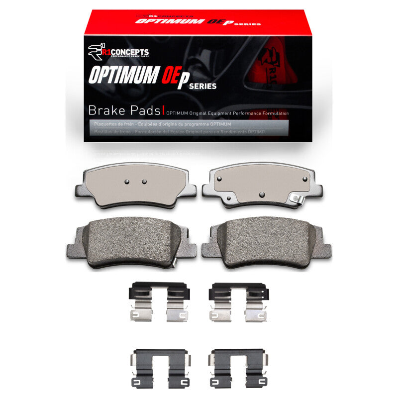 R1 2020-2025 Hyundai Tucson Rear R1 Optimum OE Pads & Hardware Kit-Brake Pads - OE-Grocery Getter Performance