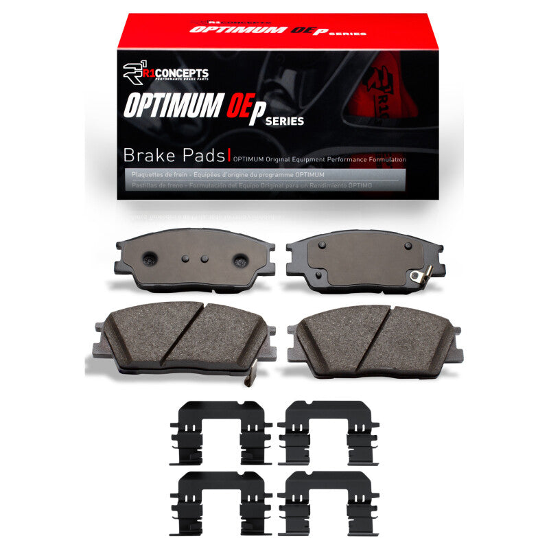 R1 2020-2025 Hyundai Venue Front R1 Optimum OE Pads & Hardware Kit-Brake Pads - OE-Grocery Getter Performance