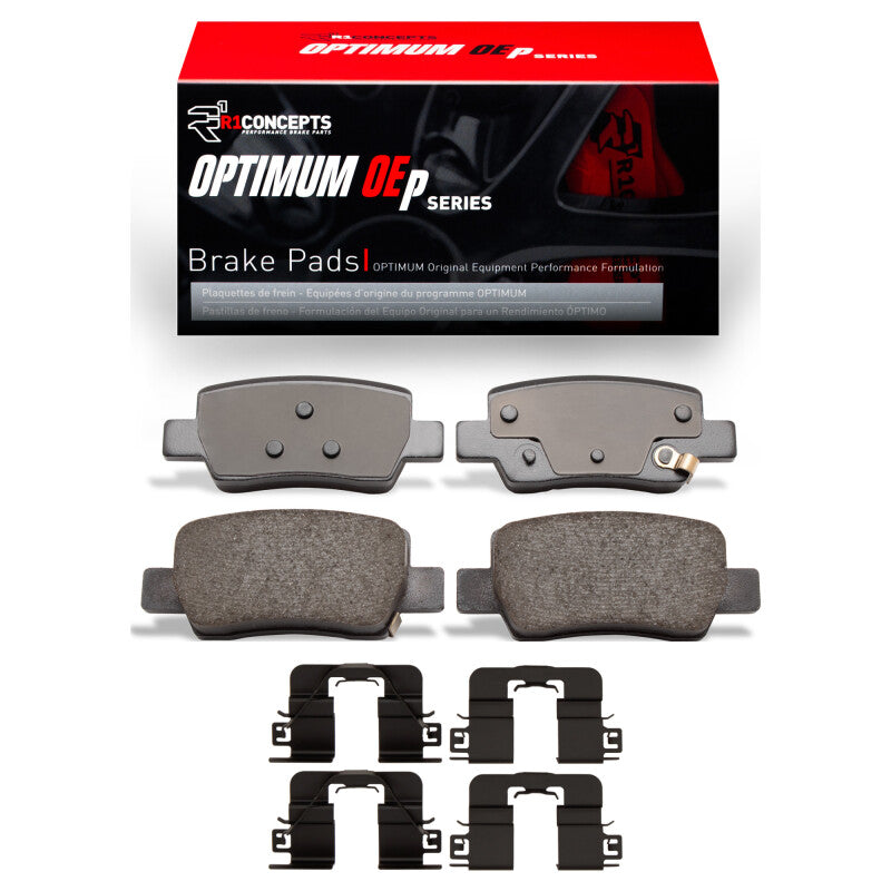 R1 2021-2025 Hyundai Elantra Rear R1 Optimum OE Pads & Hardware Kit-Brake Pads - OE-Grocery Getter Performance