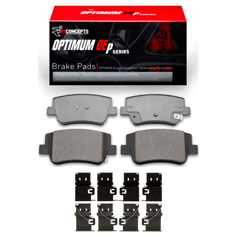 R1 2021-2025 Hyundai Sonata Rear R1 Optimum OE Pads & Hardware Kit-Brake Pads - OE-Grocery Getter Performance