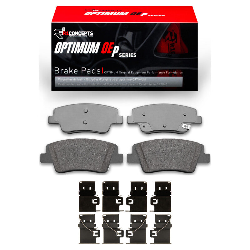 R1 2021-2026 Genesis G80 Rear R1 Optimum OE Pads & Hardware Kit-Brake Pads - OE-Grocery Getter Performance