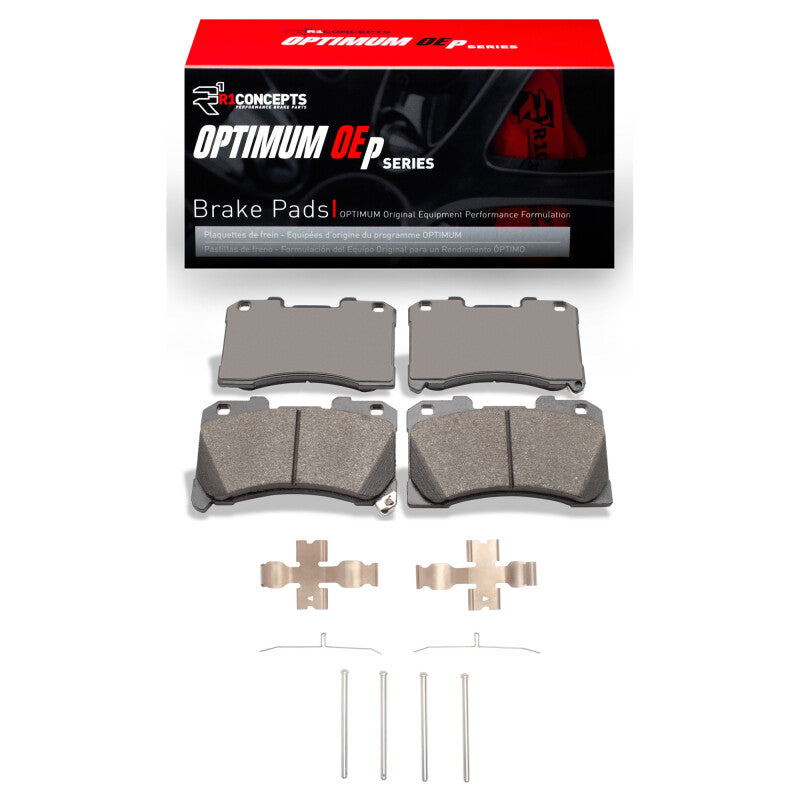 R1 2022-2025 Toyota GR Yaris (Mexico) Front R1 Optimum OE Pads & Hardware Kit-Brake Pads - OE-Grocery Getter Performance