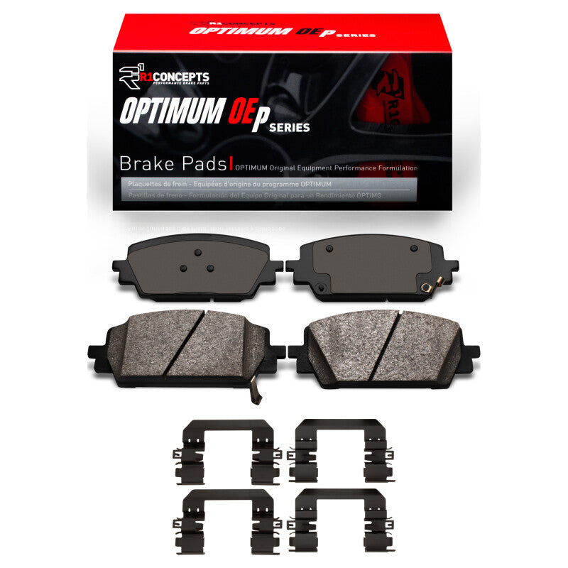 R1 21-26 Genesis GV70 Front Optimum OE Brake Pads & Hardware Kit-Brake Pads - OE-Grocery Getter Performance