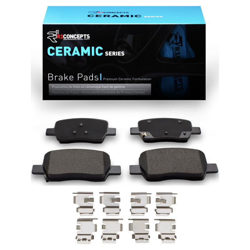 R1 21-26 Hyundai SANTA CRUZ Rear Ceramic Pads & Hardware Kit-Brake Pads - OE-Grocery Getter Performance