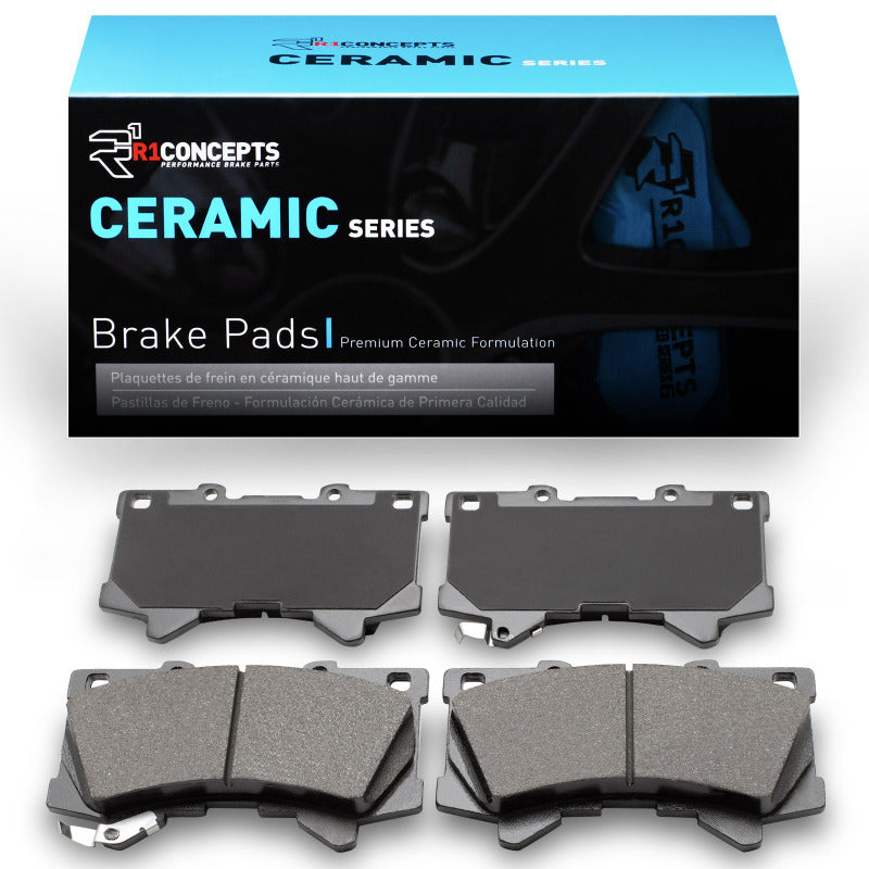 R1 22-26 Toyota Tundra Front Ceramic Brake Pads-Brake Pads - OE-Grocery Getter Performance