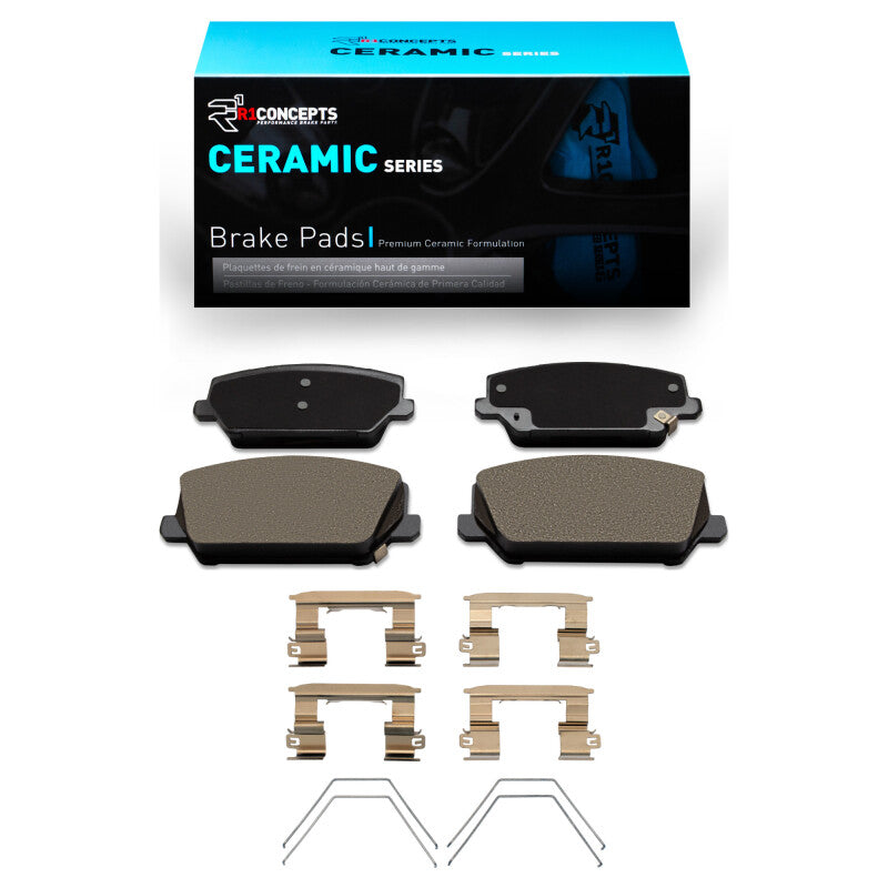 R1 -22 Hyundai Veloster N Front Ceramic Pads & Hardware Kit-Brake Pads - OE-Grocery Getter Performance